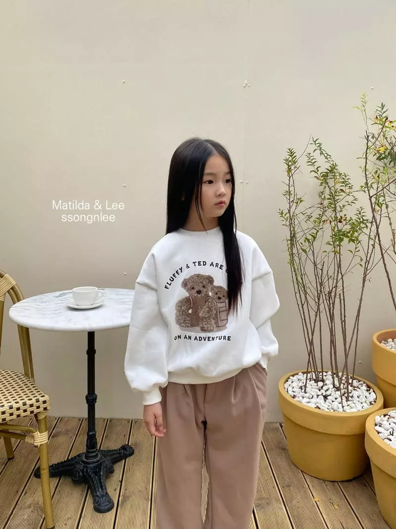 Matilda & Lee - Korean Children Fashion - #todddlerfashion - Bear Sweatshirt