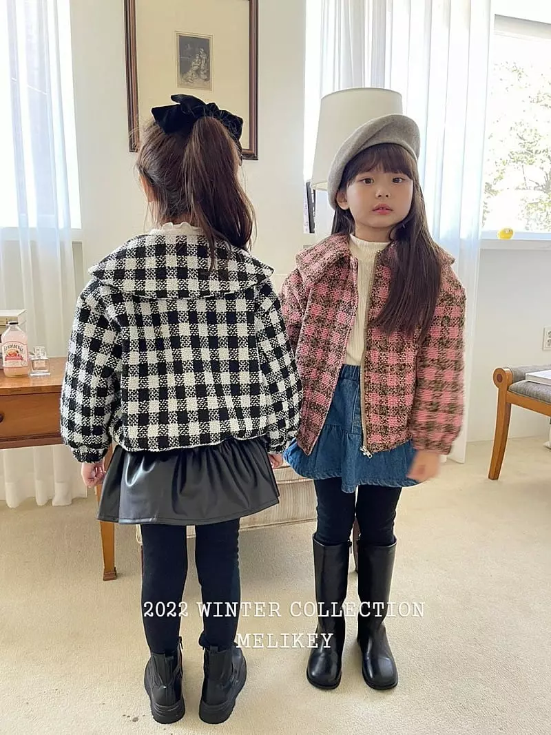 Melikey - Korean Children Fashion - #Kfashion4kids - Sha Check Jumper - 11