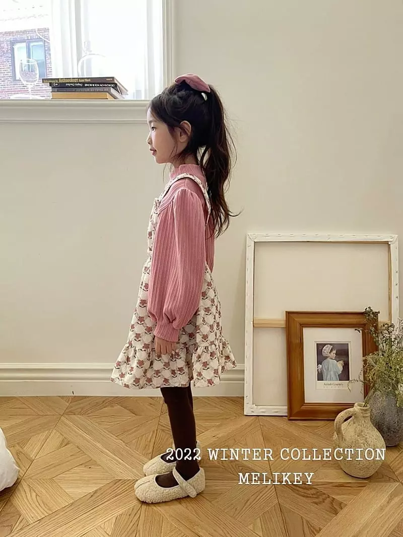 Melikey - Korean Children Fashion - #kidzfashiontrend - Dong Beack Dungarees One-piece - 4
