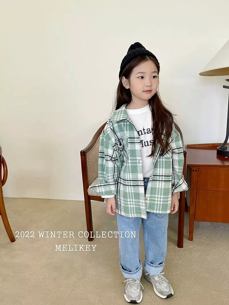 Melikey - Korean Children Fashion - #childofig - Check Shirt - 8