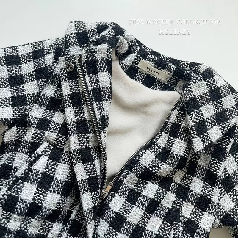Melikey - Korean Children Fashion - #childofig - Sha Check Jumper - 3
