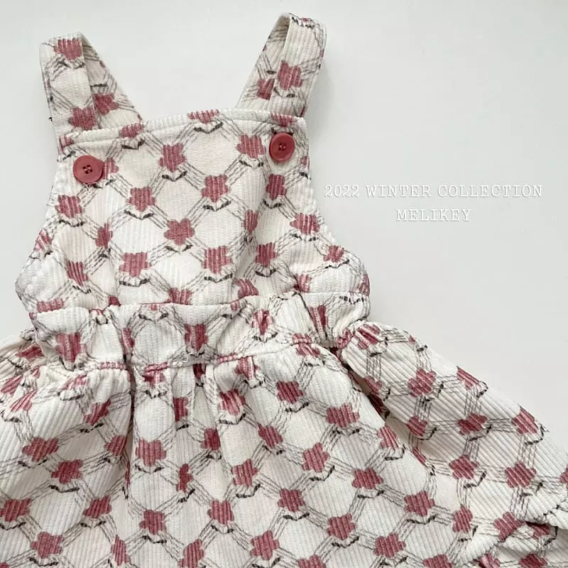 Melikey - Korean Children Fashion - #childofig - Dong Beack Dungarees One-piece - 10