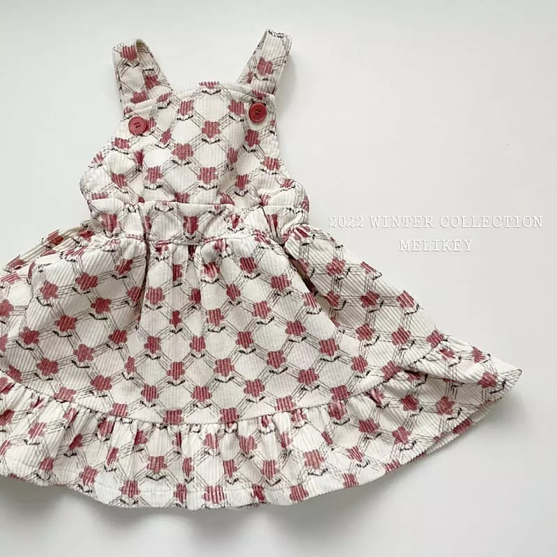 Melikey - Korean Children Fashion - #childofig - Dong Beack Dungarees One-piece - 9