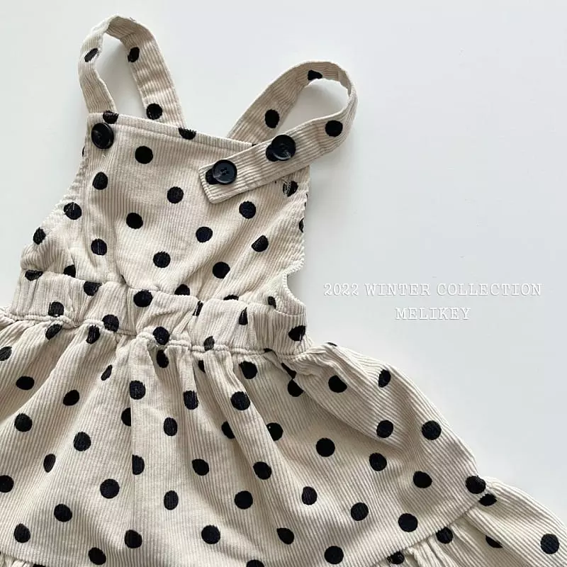Melikey - Korean Children Fashion - #childofig - Dot Frill One-piece - 8