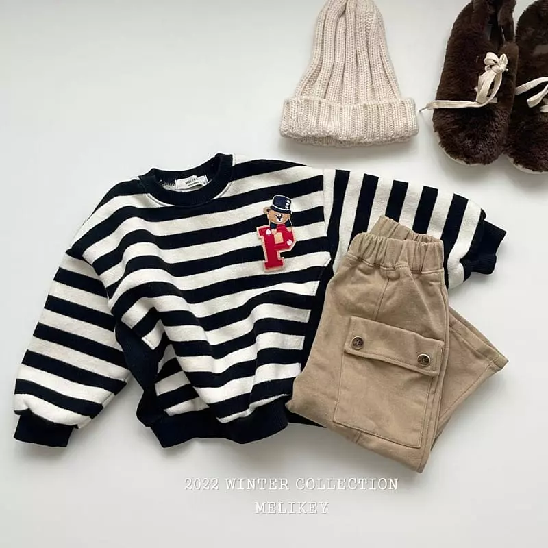 Melikey - Korean Children Fashion - #childofig - P Bear Sweatshirt - 2