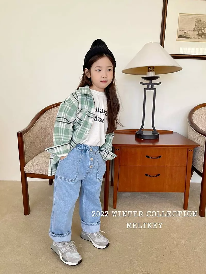 Melikey - Korean Children Fashion - #childrensboutique - Check Shirt - 9