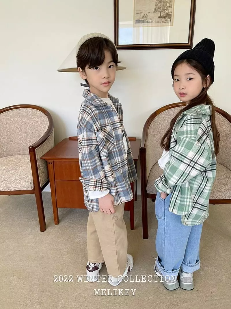 Melikey - Korean Children Fashion - #discoveringself - Check Shirt - 11