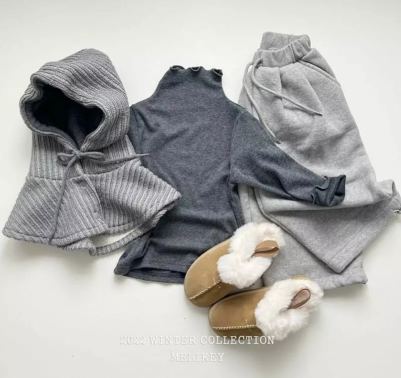 Melikey - Korean Children Fashion - #discoveringself - Basic Half Turtleneck Tee - 3