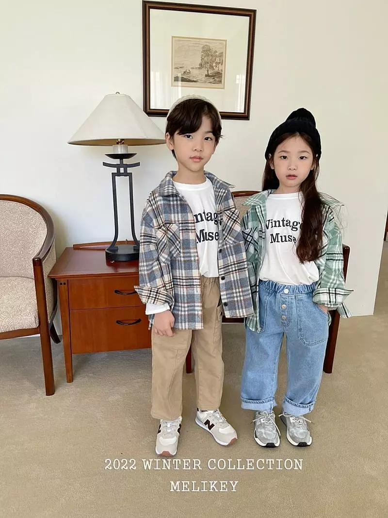 Melikey - Korean Children Fashion - #fashionkids - Check Shirt - 12