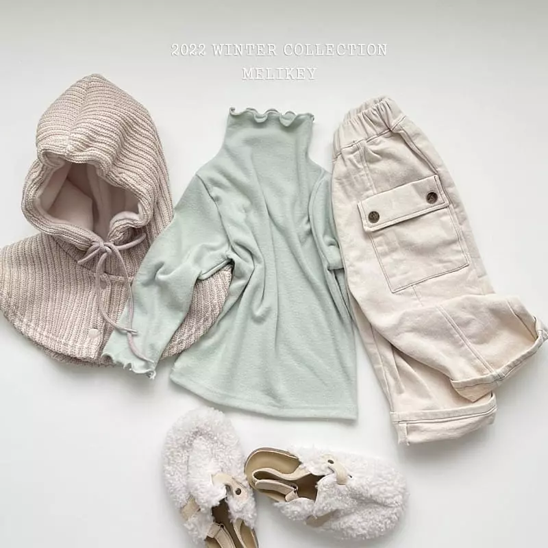 Melikey - Korean Children Fashion - #discoveringself - Basic Half Turtleneck Tee - 4