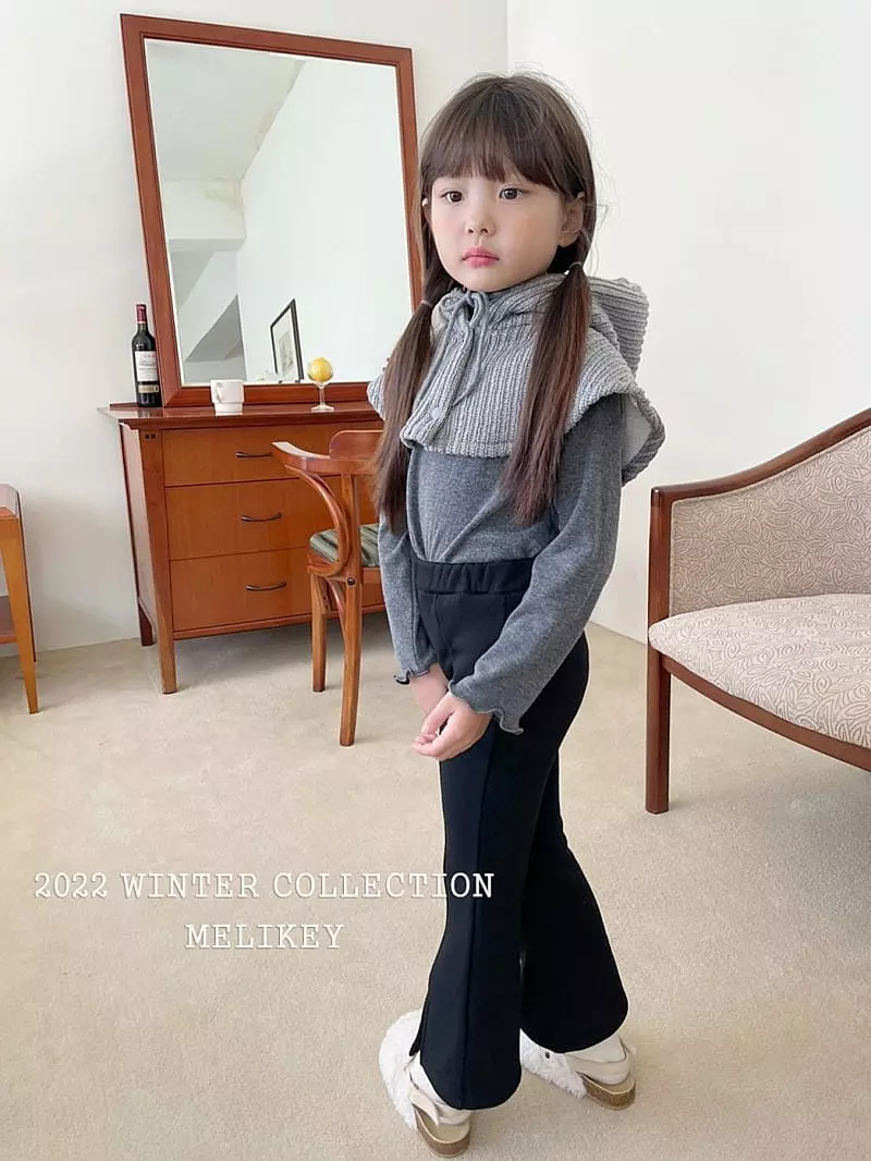Melikey - Korean Children Fashion - #fashionkids - Knit Hoody Warmer - 9