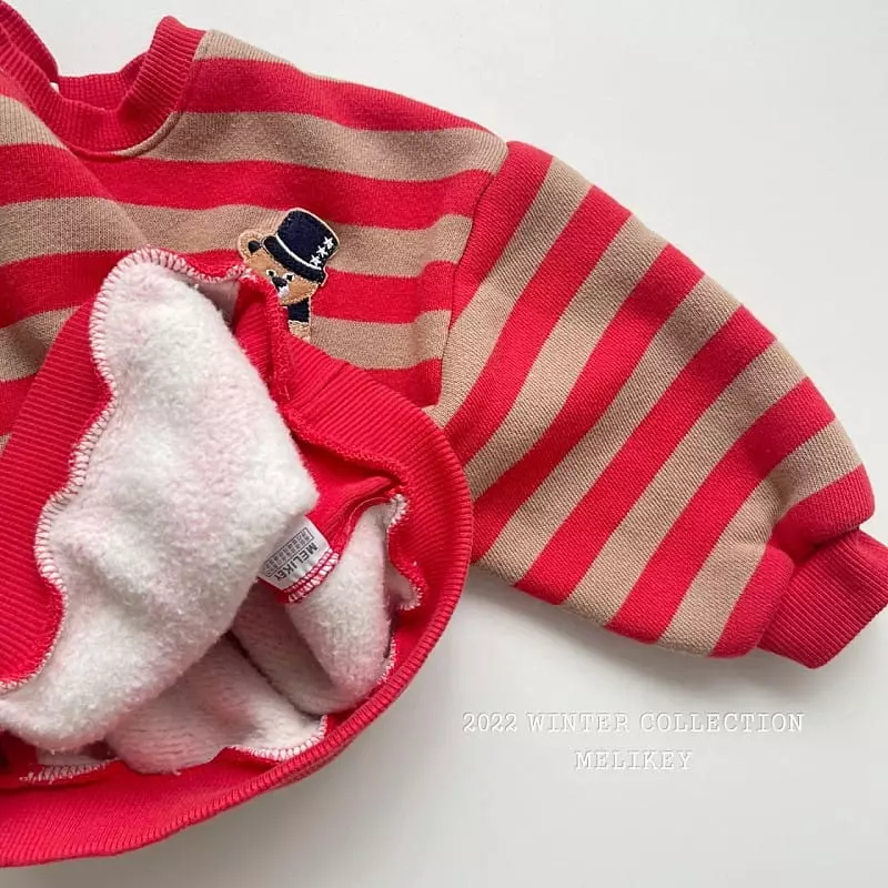 Melikey - Korean Children Fashion - #fashionkids - P Bear Sweatshirt - 7