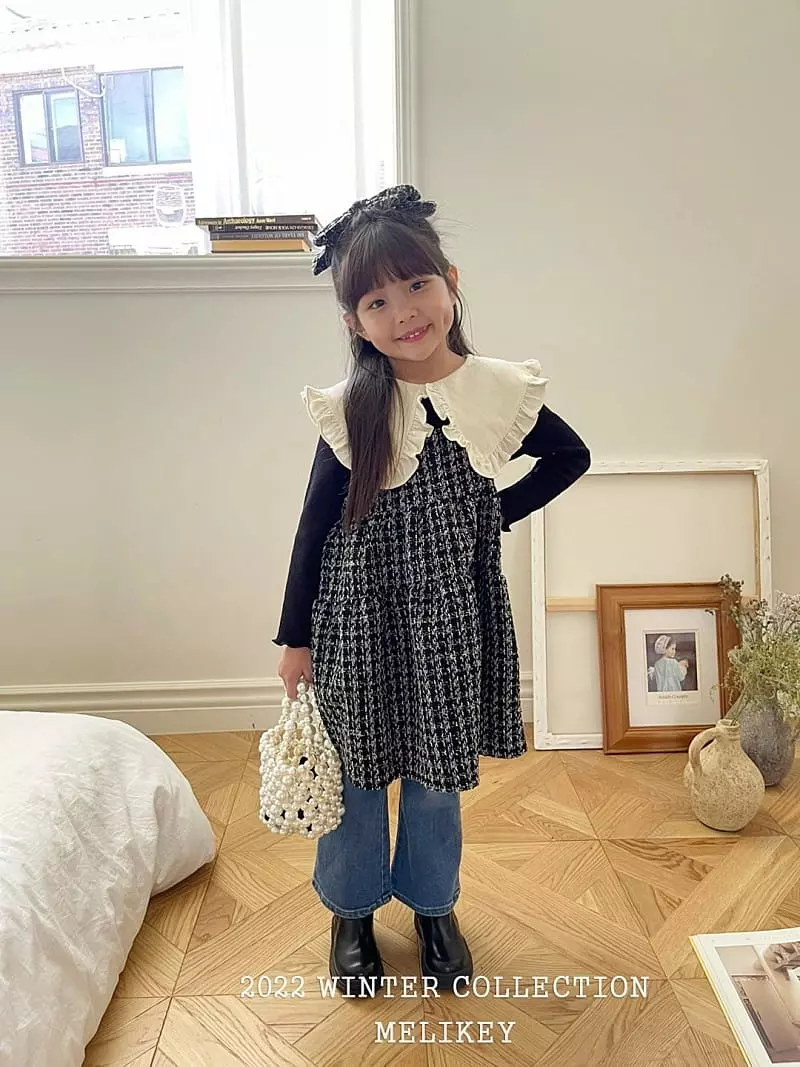 Melikey - Korean Children Fashion - #kidsshorts - Denim Bootscut Pants - 12