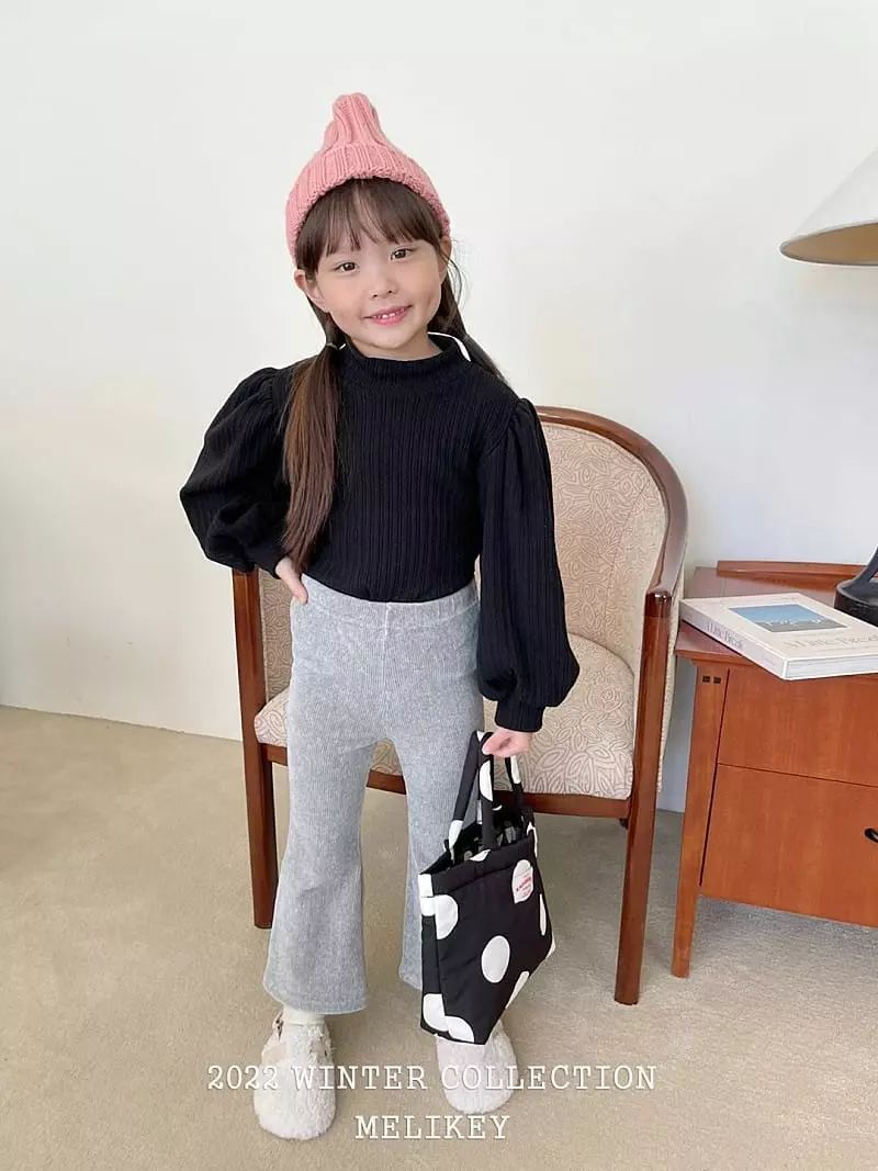Melikey - Korean Children Fashion - #kidsstore - 22 Veloure Pants - 8