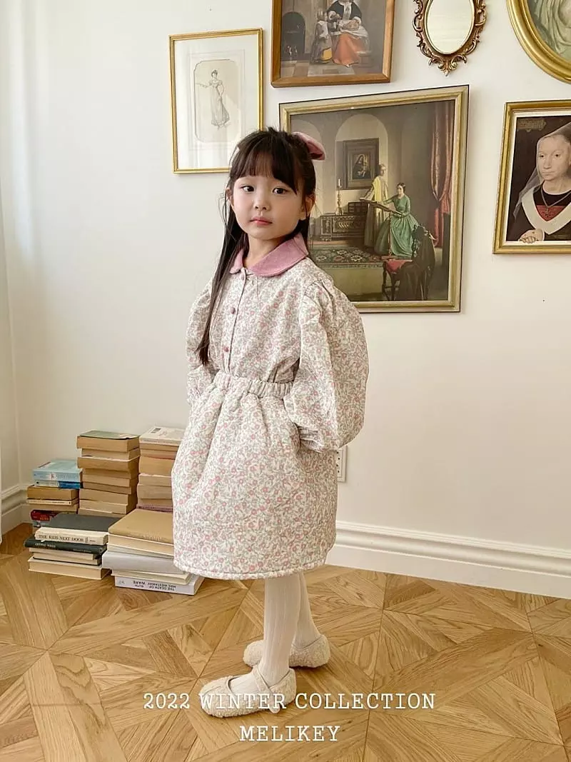 Melikey - Korean Children Fashion - #kidsstore - Finger Flower Bonding Skirt - 5