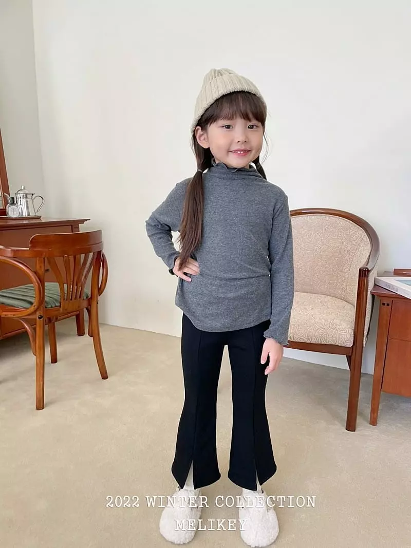 Melikey - Korean Children Fashion - #kidzfashiontrend - Basic Half Turtleneck Tee - 7