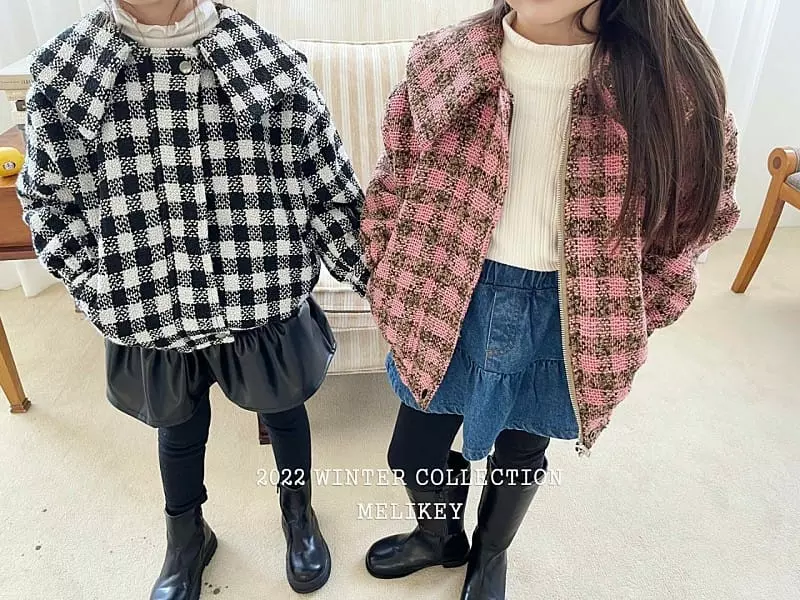 Melikey - Korean Children Fashion - #littlefashionista - Sha Check Jumper - 12