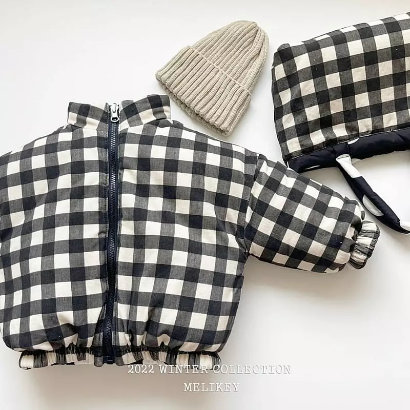 Melikey - Korean Children Fashion - #littlefashionista - Reversible Padding Jumper - 7