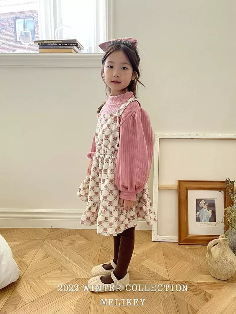 Melikey - Korean Children Fashion - #littlefashionista - Dong Beack Dungarees One-piece - 5