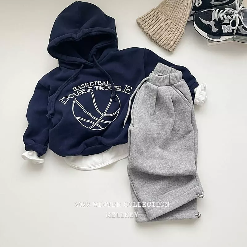Melikey - Korean Children Fashion - #littlefashionista - Two Tuck Wild Pants - 6