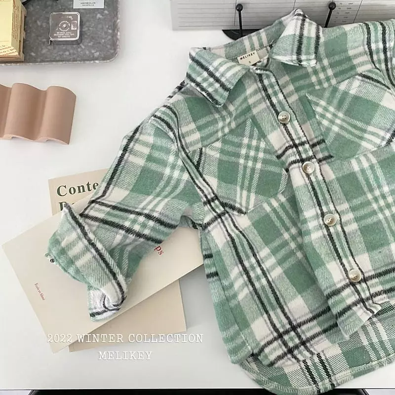 Melikey - Korean Children Fashion - #magicofchildhood - Check Shirt - 2