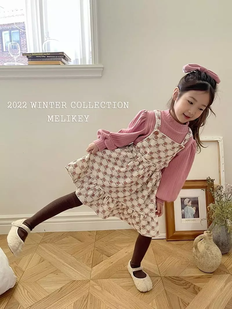 Melikey - Korean Children Fashion - #magicofchildhood - Dong Beack Dungarees One-piece - 6
