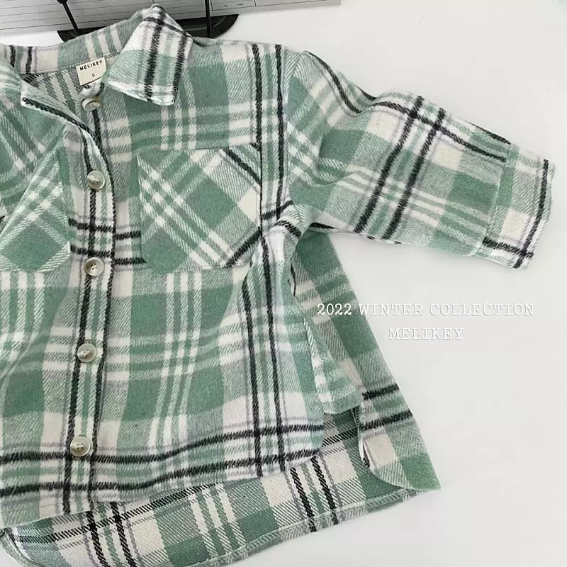 Melikey - Korean Children Fashion - #minifashionista - Check Shirt - 3