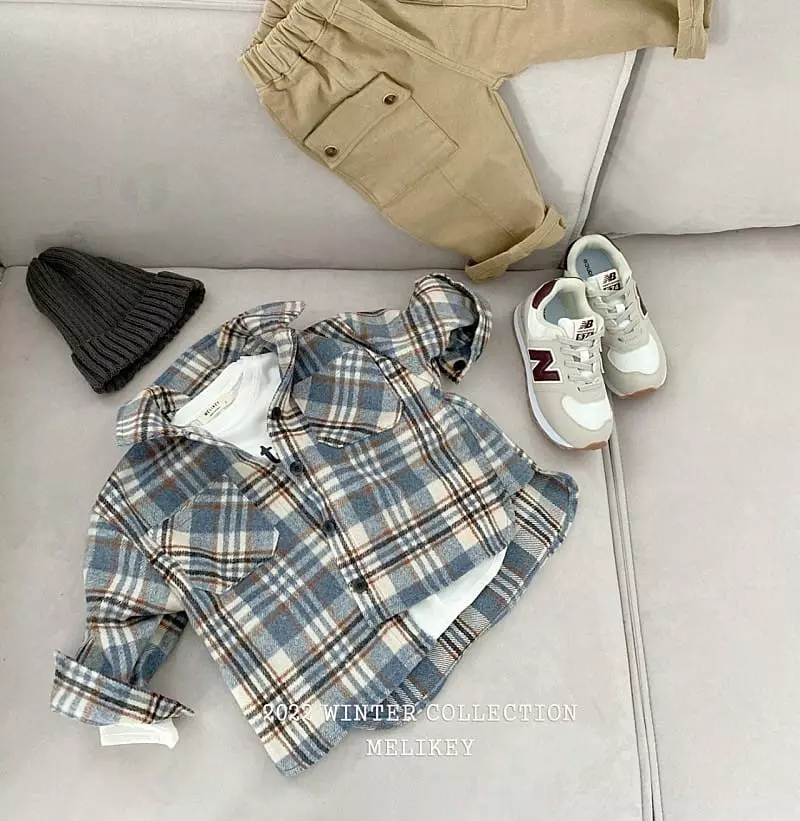 Melikey - Korean Children Fashion - #minifashionista - Check Shirt - 4