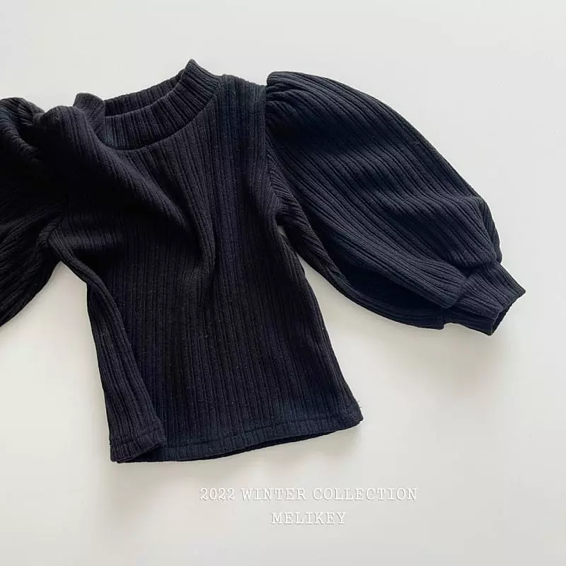 Melikey - Korean Children Fashion - #prettylittlegirls - Big Puff Tee - 2