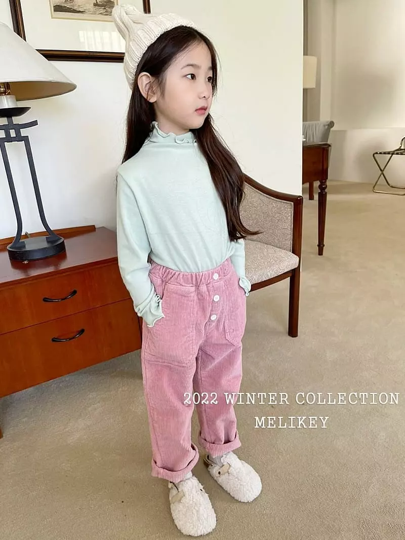 Melikey - Korean Children Fashion - #prettylittlegirls - Basic Half Turtleneck Tee - 12