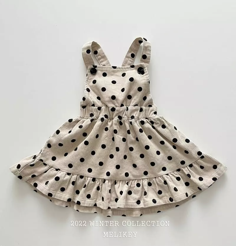 Melikey - Korean Children Fashion - #prettylittlegirls - Dot Frill One-piece - 7