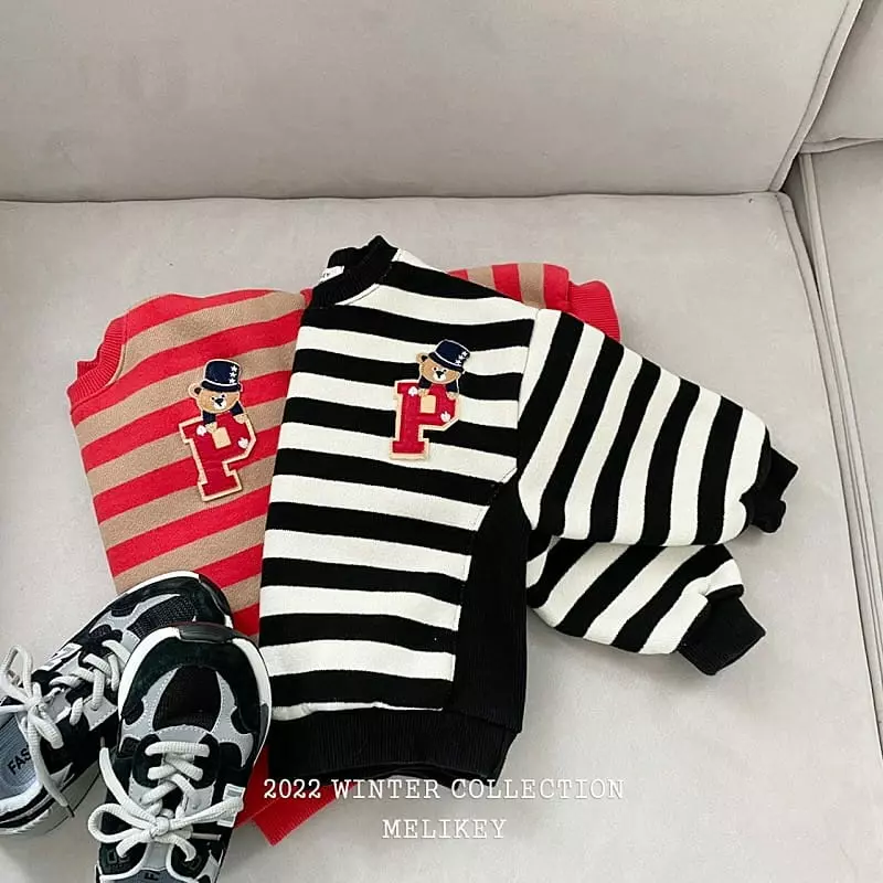 Melikey - Korean Children Fashion - #prettylittlegirls - P Bear Sweatshirt