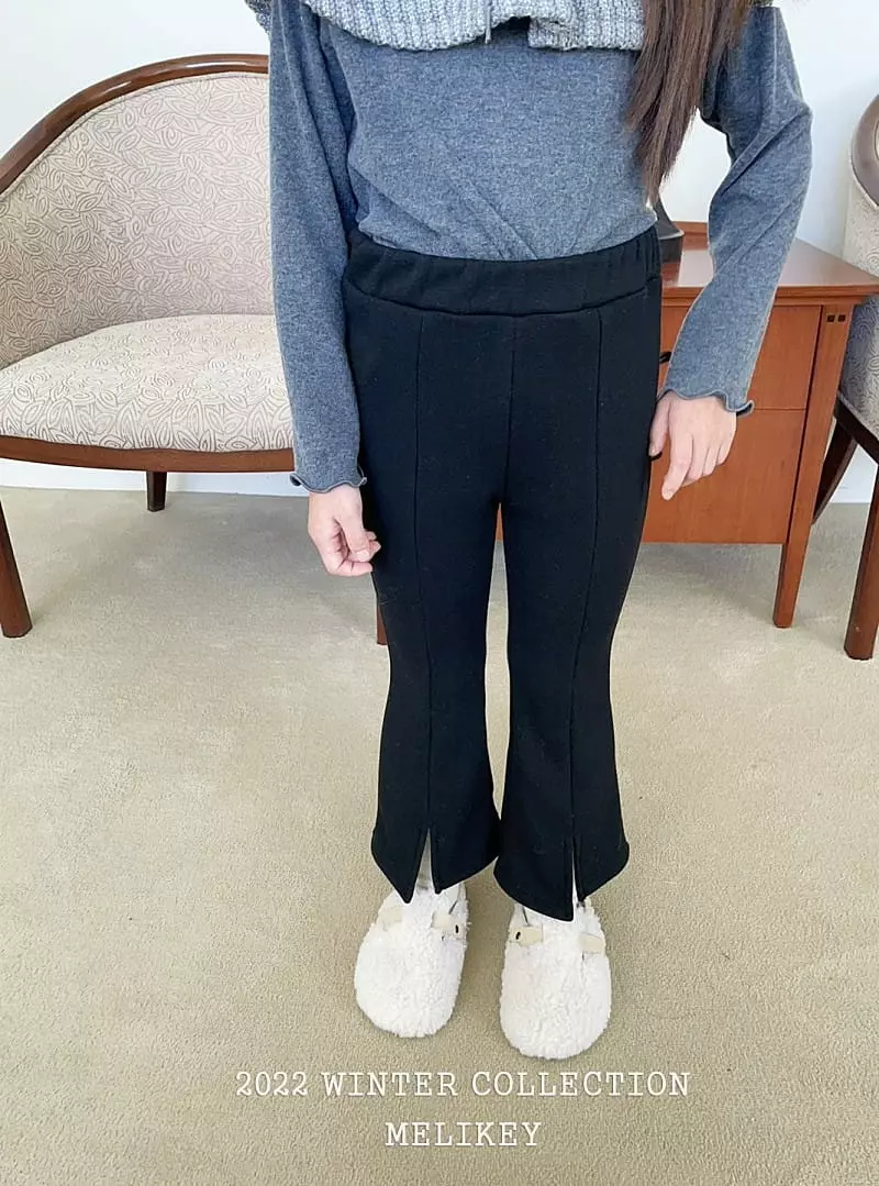 Melikey - Korean Children Fashion - #stylishchildhood - Winter Slit Pants - 8