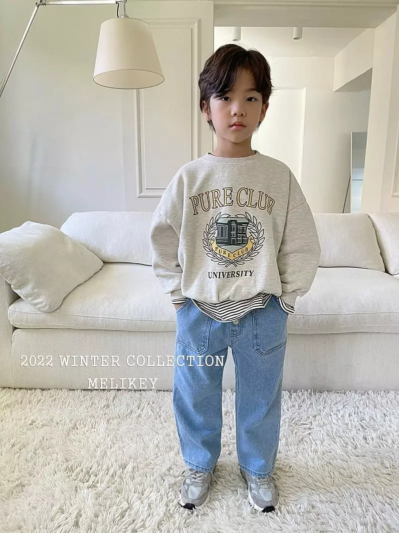 Melikey - Korean Children Fashion - #stylishchildhood - Snap Fleece Jeans - 3