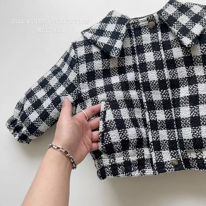 Melikey - Korean Children Fashion - #stylishchildhood - Sha Check Jumper - 2