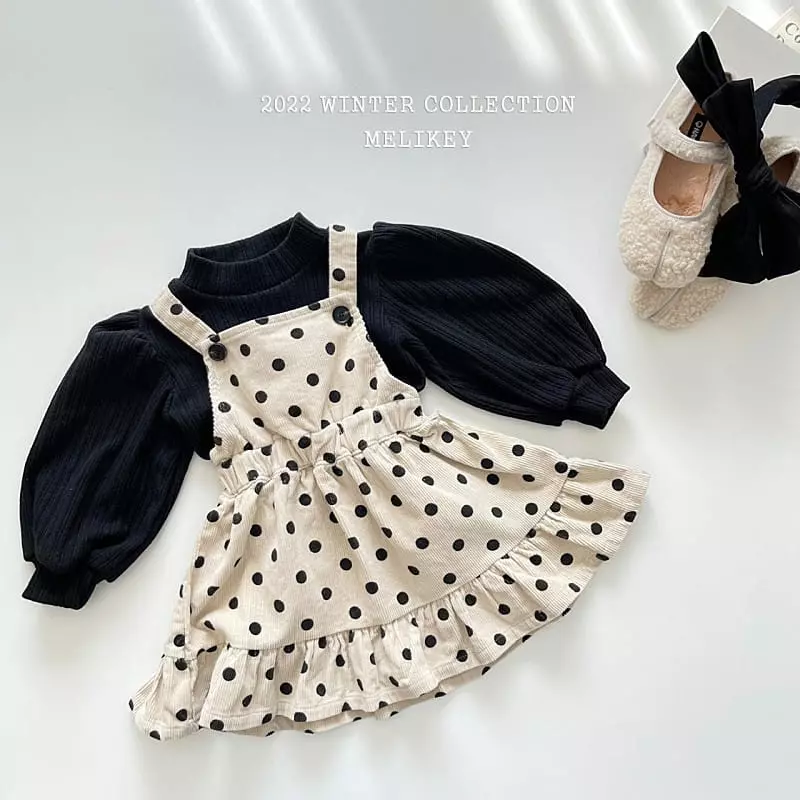 Melikey - Korean Children Fashion - #todddlerfashion - Big Puff Tee - 3