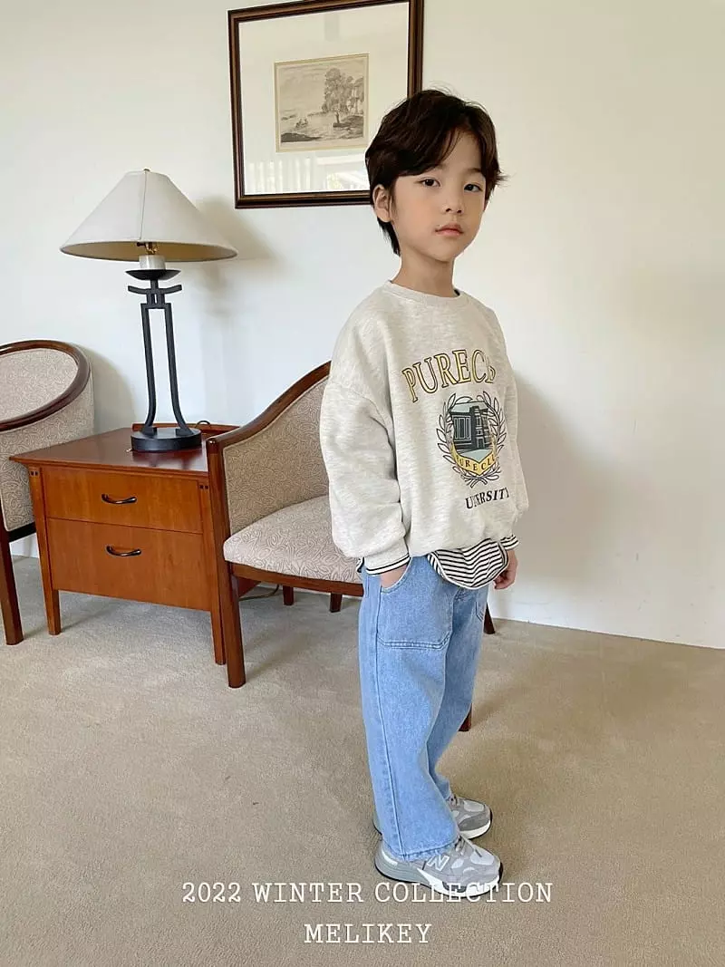 Melikey - Korean Children Fashion - #todddlerfashion - Snap Fleece Jeans