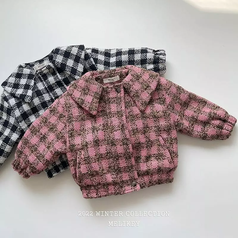Melikey - Korean Children Fashion - #toddlerclothing - Sha Check Jumper