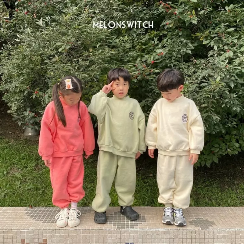 Melon Switch - Korean Children Fashion - #minifashionista - Vanilla Latte Fleece Top Bottom Set - 3