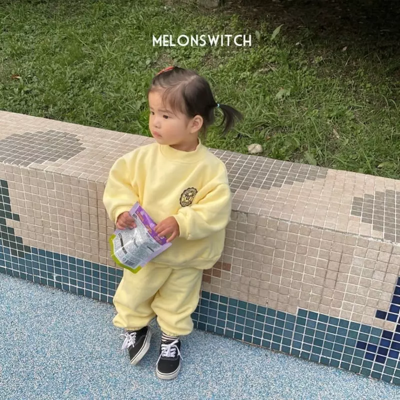 Melon Switch - Korean Children Fashion - #minifashionista - Vanilla Latte Fleece Top Bottom Set - 4