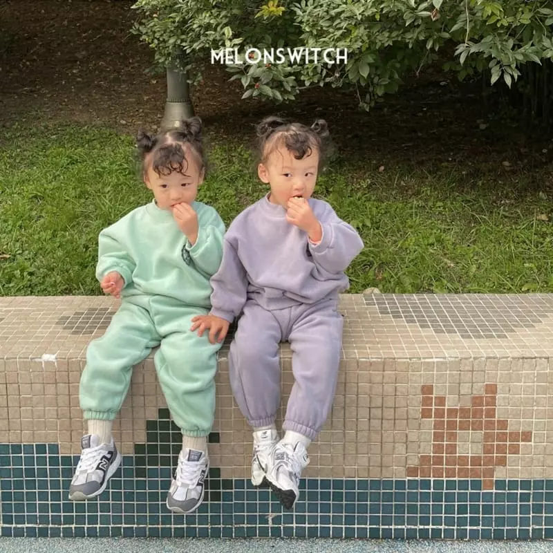 Melon Switch - Korean Children Fashion - #todddlerfashion - Vanilla Latte Fleece Top Bottom Set - 5