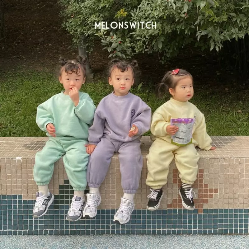 Melon Switch - Korean Children Fashion - #toddlerclothing - Vanilla Latte Fleece Top Bottom Set - 6