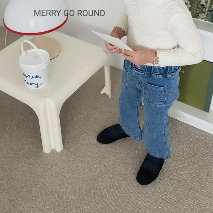 Merry Go Round - Korean Children Fashion - #Kfashion4kids - Fleece Pocket Pants
