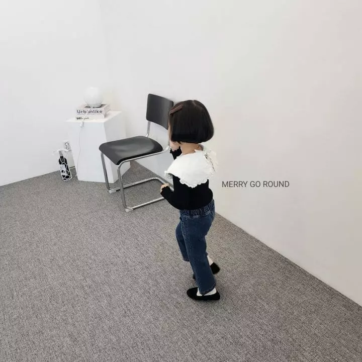 Merry Go Round - Korean Children Fashion - #Kfashion4kids - Frill Collar Tee - 10
