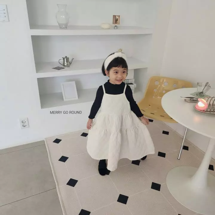 Merry Go Round - Korean Children Fashion - #childofig - Ribbon Sleeveless One-piece - 12