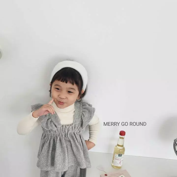 Merry Go Round - Korean Children Fashion - #childofig - Basic Half Turtleneck Tee - 9