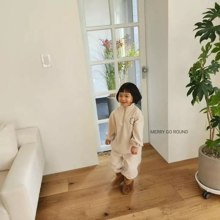 Merry Go Round - Korean Children Fashion - #childofig - Winter Fleece Set