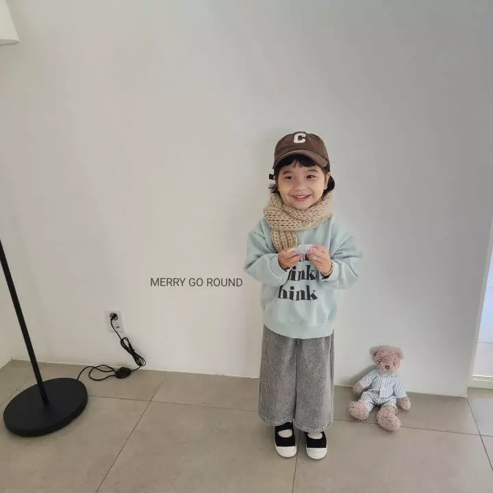 Merry Go Round - Korean Children Fashion - #designkidswear - Think Sweatshirt - 5