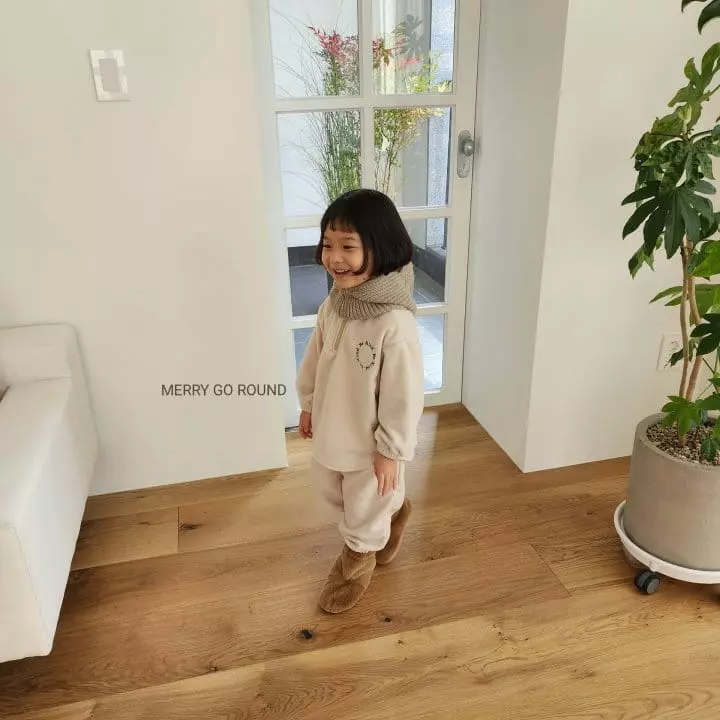 Merry Go Round - Korean Children Fashion - #designkidswear - Winter Fleece Set - 3