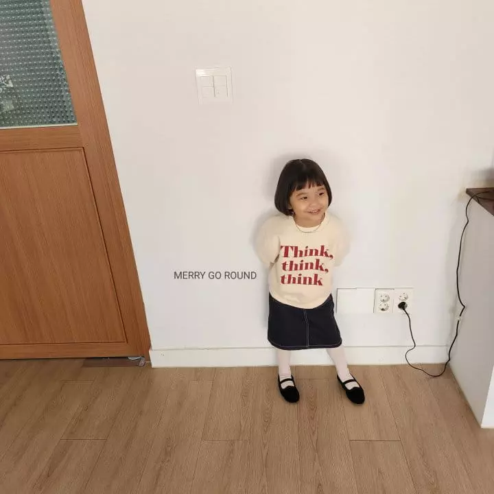 Merry Go Round - Korean Children Fashion - #fashionkids - Think Sweatshirt - 7